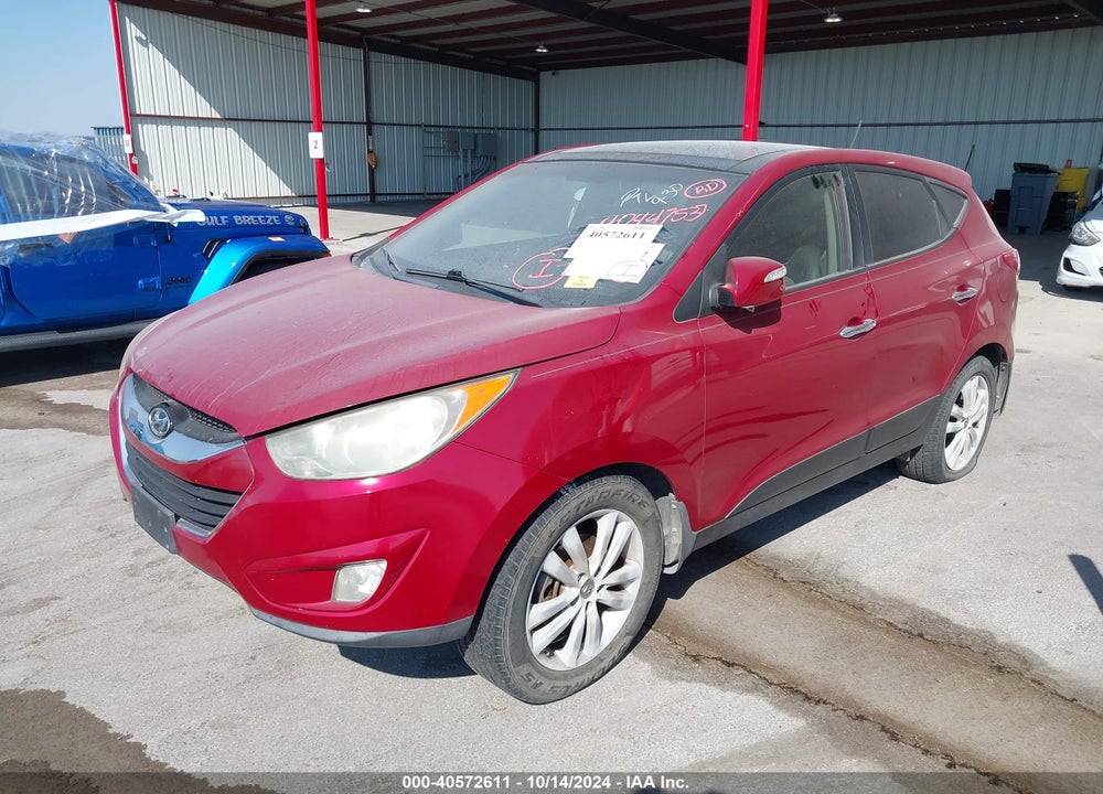 2013 HYUNDAI TUCSON LIMITED VIN: KM8JU3AC3DU741076