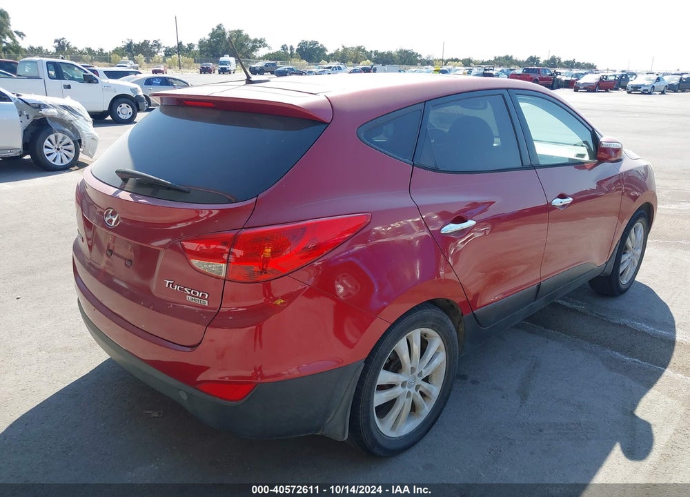 2013 HYUNDAI TUCSON LIMITED VIN: KM8JU3AC3DU741076