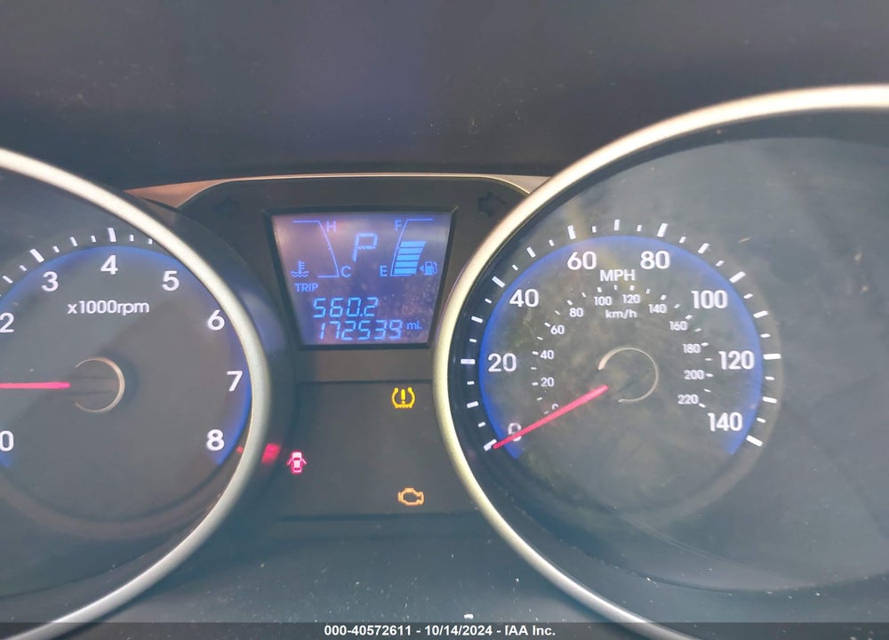 2013 HYUNDAI TUCSON LIMITED VIN: KM8JU3AC3DU741076