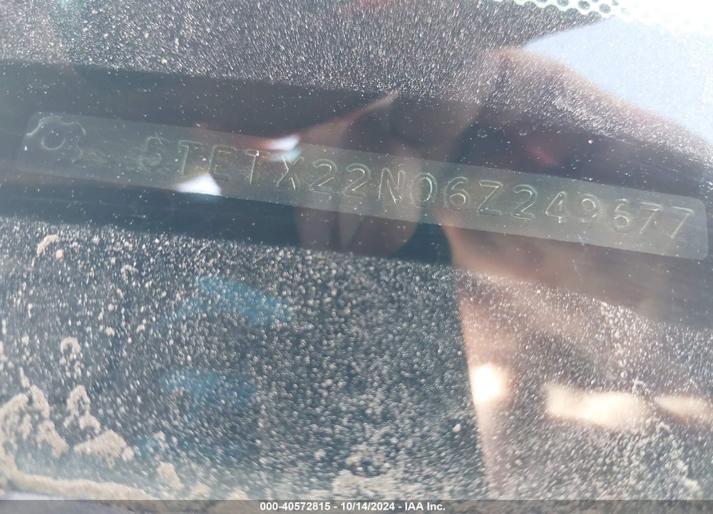 2006 TOYOTA TACOMA VIN: 5TETX22N06Z249677