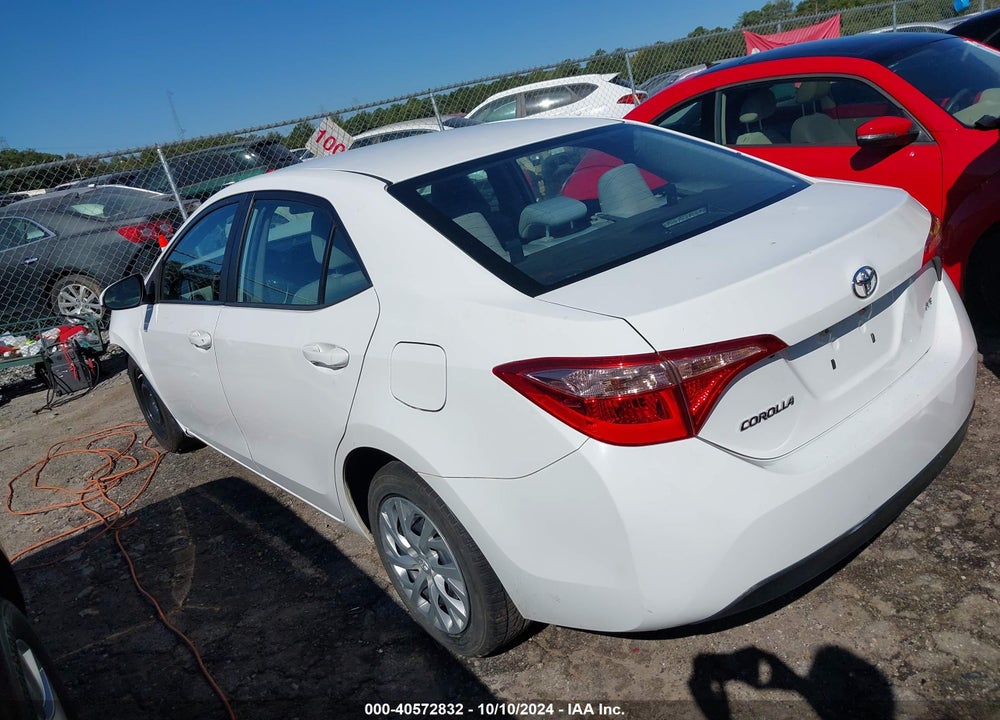 2019 TOYOTA COROLLA LE VIN: 5YFBURHE6KP871690