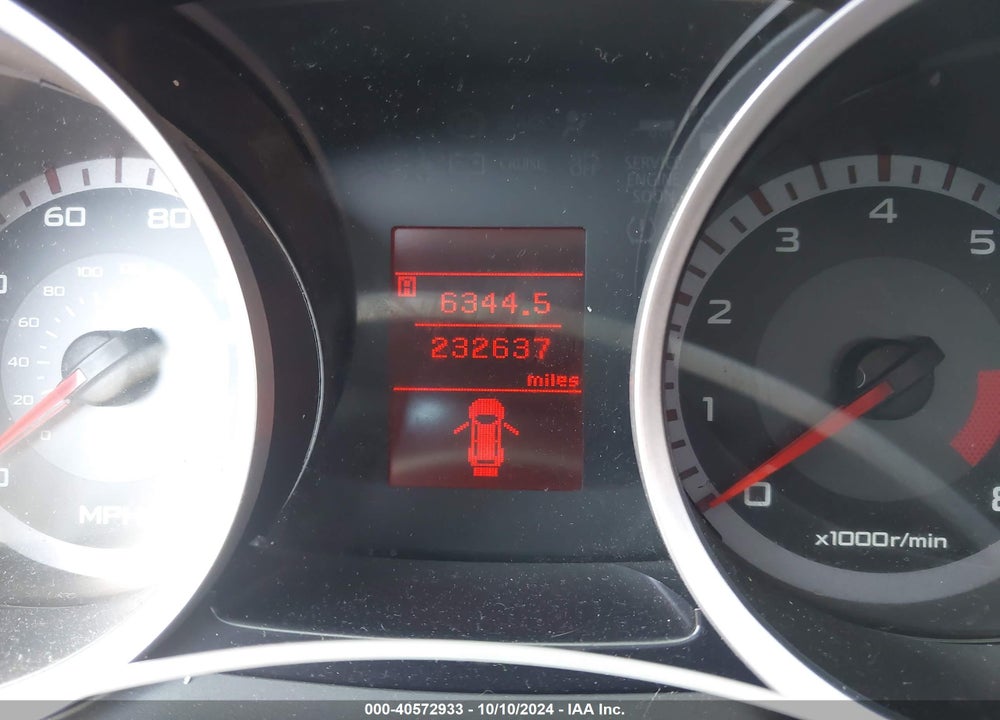 2008 MITSUBISHI LANCER DE/ES VIN: JA3AU26U98U040210