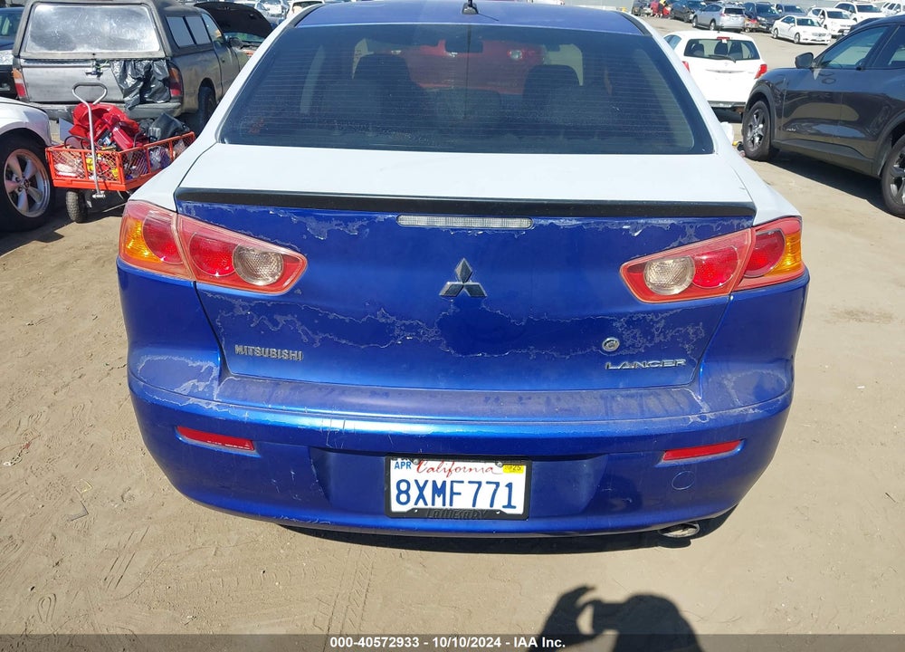 2008 MITSUBISHI LANCER DE/ES VIN: JA3AU26U98U040210