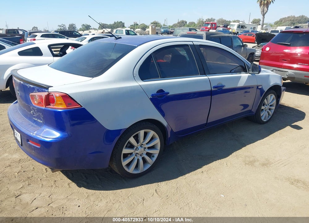 2008 MITSUBISHI LANCER DE/ES VIN: JA3AU26U98U040210