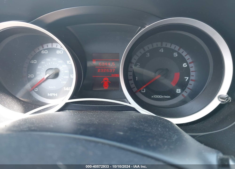 2008 MITSUBISHI LANCER DE/ES VIN: JA3AU26U98U040210