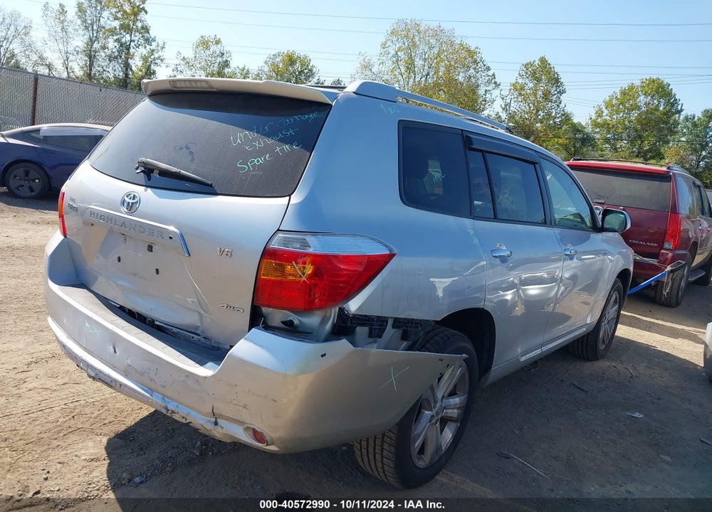 2008 TOYOTA HIGHLANDER LIMITED VIN: JTEES42A282082077