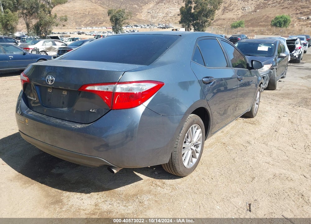 2014 TOYOTA COROLLA LE PLUS VIN: 5YFBURHEXEP120631