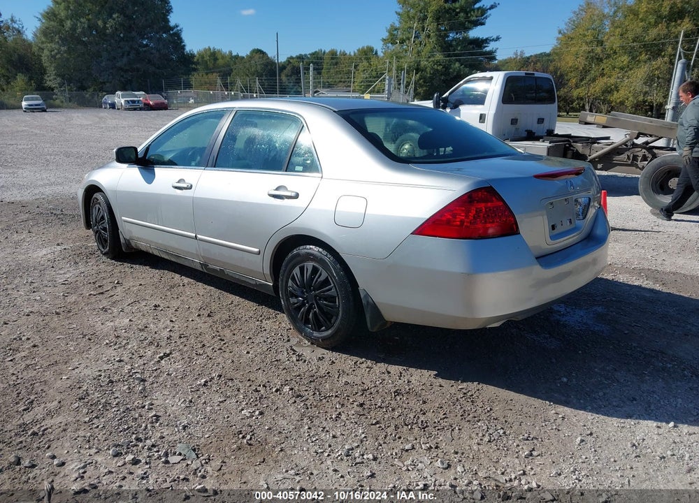 2007 HONDA ACCORD 2.4 LX VIN: 3HGCM56457G711015