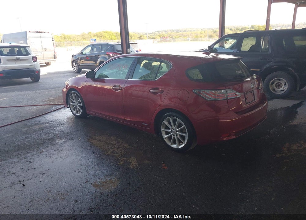 2013 LEXUS CT 200H VIN: JTHKD5BH2D2154604