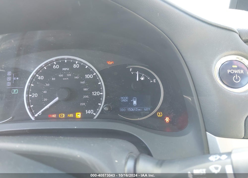 2013 LEXUS CT 200H VIN: JTHKD5BH2D2154604