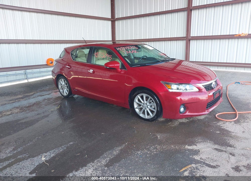 2013 LEXUS CT 200H VIN: JTHKD5BH2D2154604