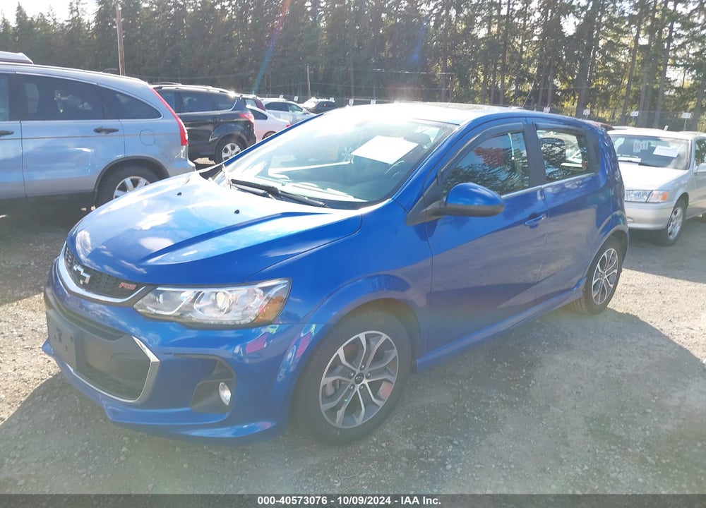 2018 CHEVROLET SONIC VIN: 1G1JD6SB6J4134525