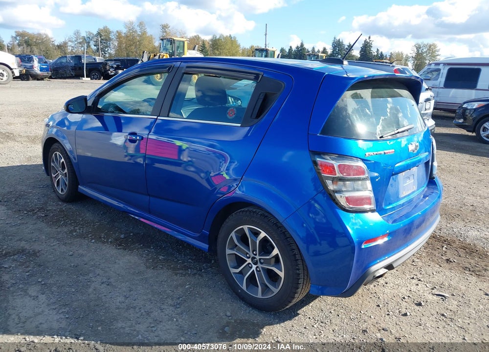 2018 CHEVROLET SONIC VIN: 1G1JD6SB6J4134525