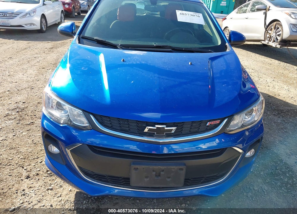 2018 CHEVROLET SONIC VIN: 1G1JD6SB6J4134525