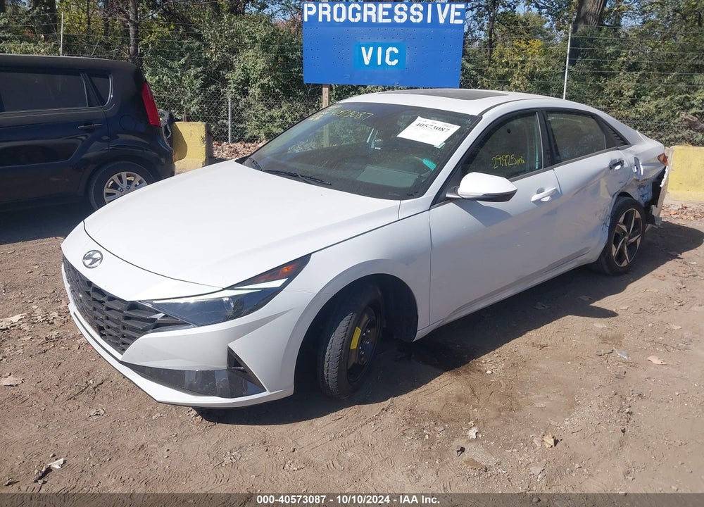 2022 HYUNDAI ELANTRA SEL VIN: 5NPLN4AGXNH054787