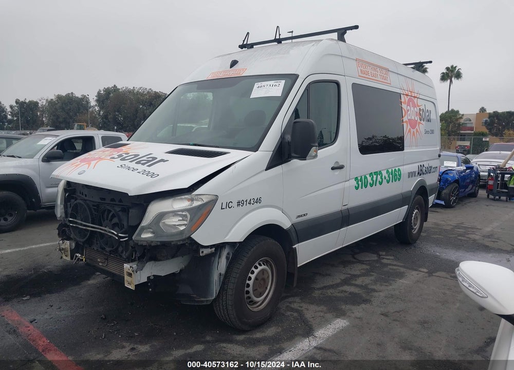 2016 MERCEDES-BENZ SPRINTER 2500 NORMAL ROOF VIN: WD4PE7DD5GP187846
