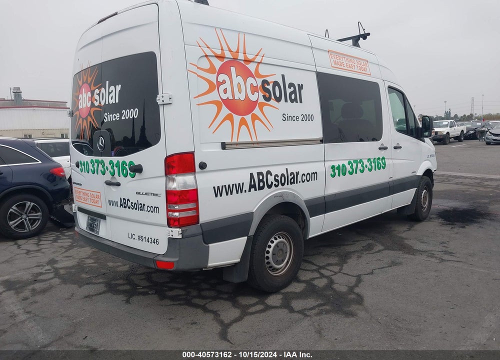 2016 MERCEDES-BENZ SPRINTER 2500 NORMAL ROOF VIN: WD4PE7DD5GP187846