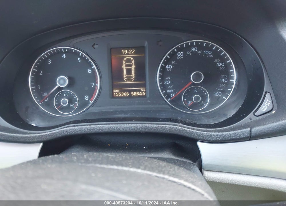 2012 VOLKSWAGEN PASSAT 2.5L SE VIN: 1VWBP7A30CC033909