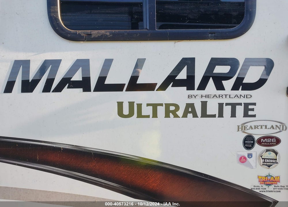 2018 MALLARD TRAVEL TRAILER VIN: 50FNB322XJE372169