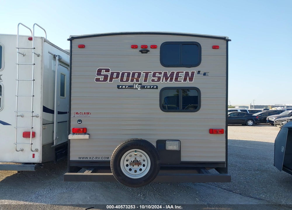2017 SPORTSMEN KZ LE 260BHLE VIN: 4EZTU2624H5013627