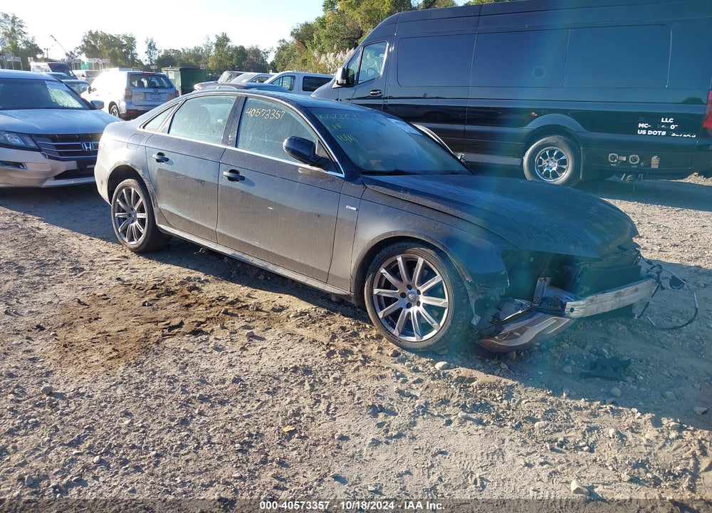 2012 AUDI A4 2.0T PREMIUM VIN: WAUFFAFLXCN007249