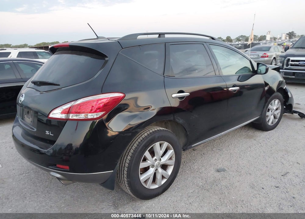2011 NISSAN MURANO SL VIN: JN8AZ1MU3BW067306