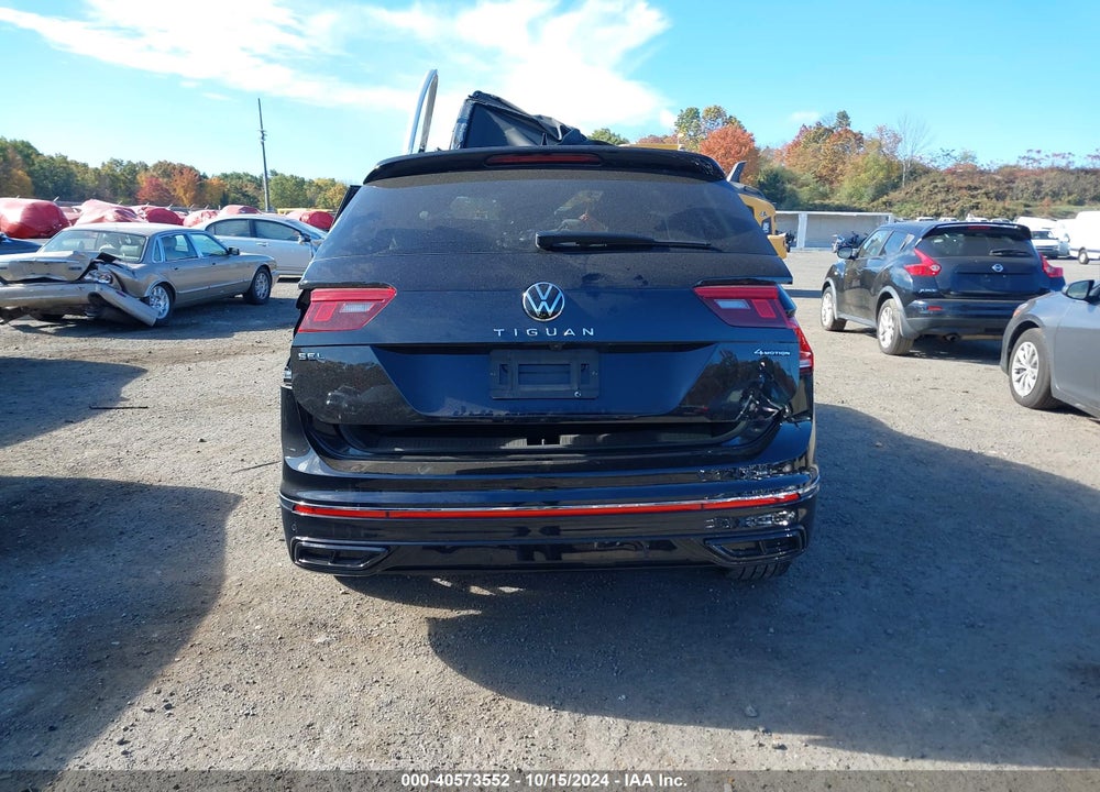 2022 VOLKSWAGEN TIGUAN 2.0T SEL R-LINE VIN: 3VV4B7AX8NM146653