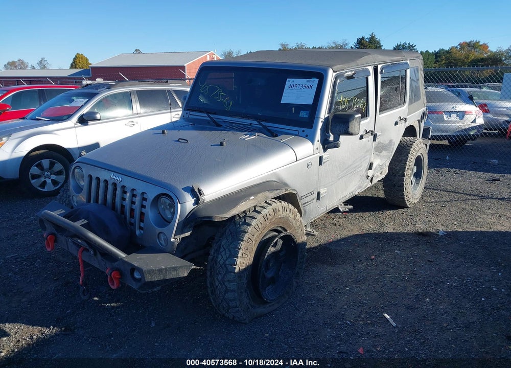2014 JEEP WRANGLER UNLIMITED SPORT VIN: 1C4BJWDG7EL320048