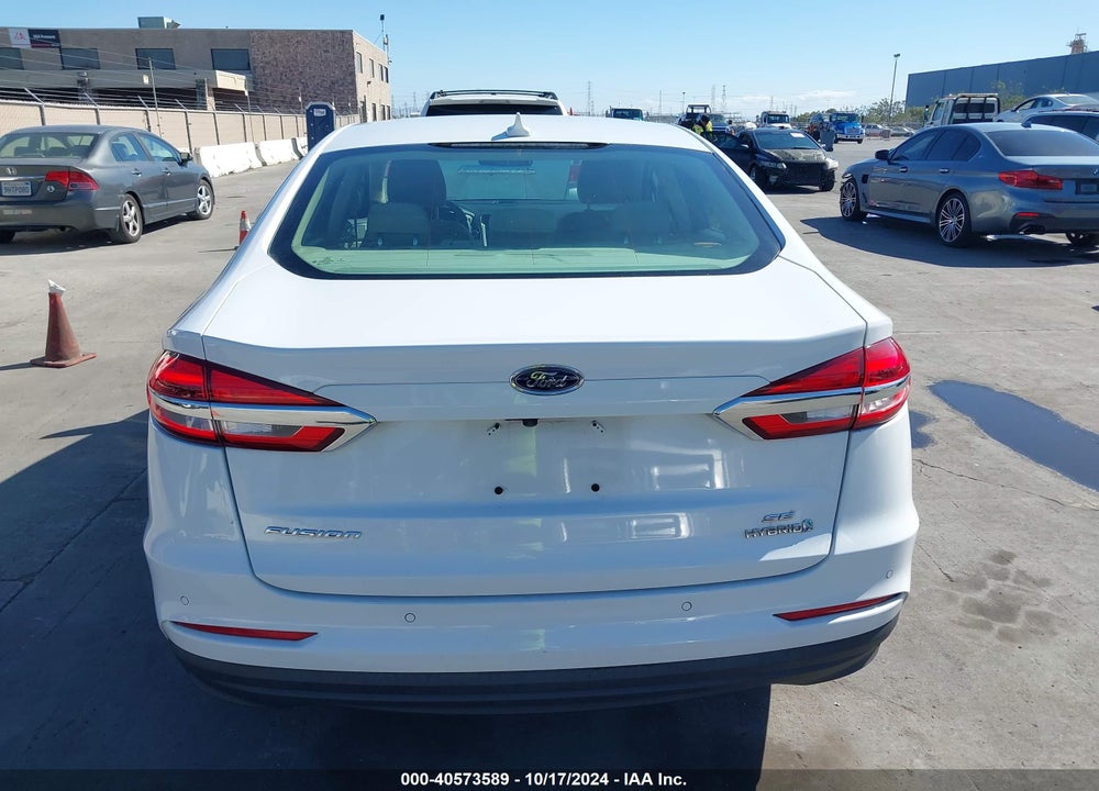 2019 FORD FUSION HYBRID SE VIN: 3FA6P0LU8KR272597