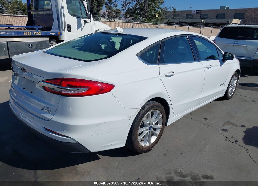 2019 FORD FUSION HYBRID SE VIN: 3FA6P0LU8KR272597