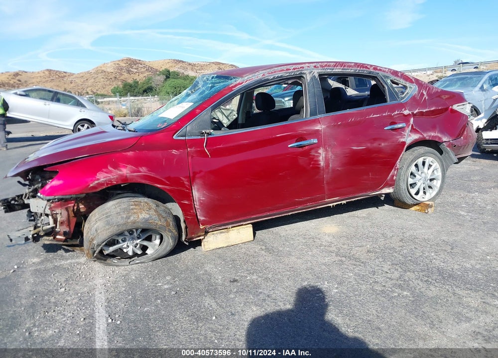 2018 NISSAN SENTRA SV VIN: 3N1AB7APXJY249841