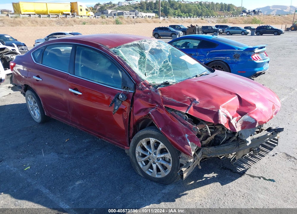 2018 NISSAN SENTRA SV VIN: 3N1AB7APXJY249841