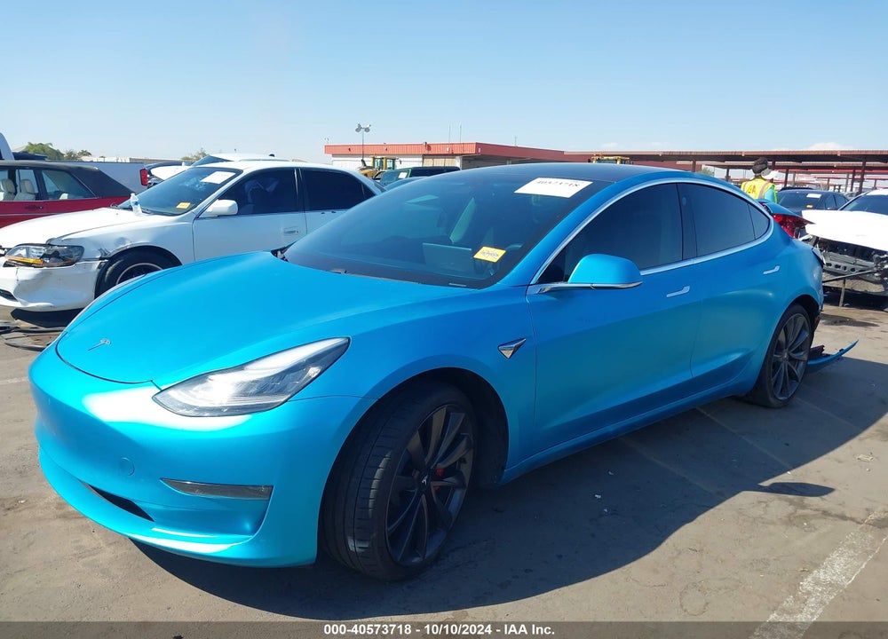 2020 TESLA MODEL 3 PERFORMANCE DUAL MOTOR ALL-WHEEL DRIVE VIN: 5YJ3E1EC2LF641101