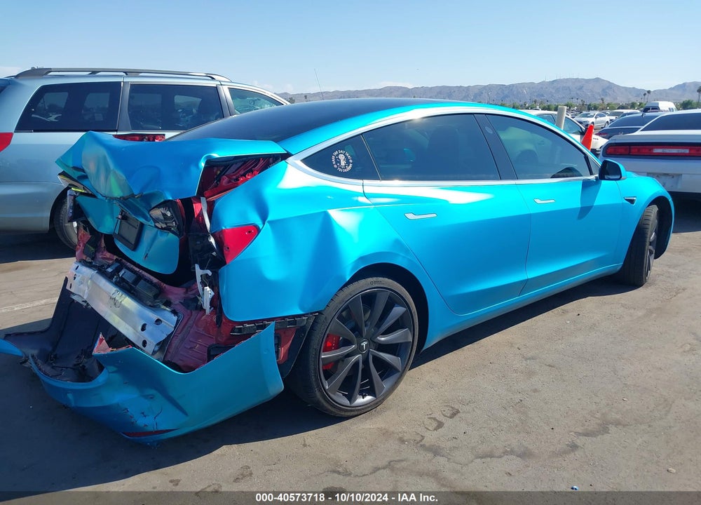 2020 TESLA MODEL 3 PERFORMANCE DUAL MOTOR ALL-WHEEL DRIVE VIN: 5YJ3E1EC2LF641101