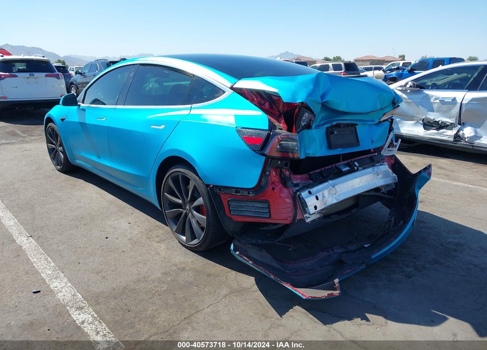 2020 TESLA MODEL 3 PERFORMANCE DUAL MOTOR ALL-WHEEL DRIVE VIN: 5YJ3E1EC2LF641101