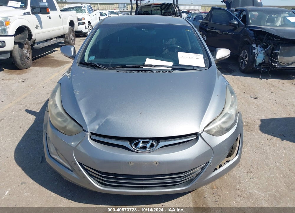 2014 HYUNDAI ELANTRA LIMITED VIN: KMHDH4AE3EU075086