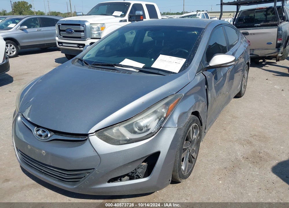 2014 HYUNDAI ELANTRA LIMITED VIN: KMHDH4AE3EU075086