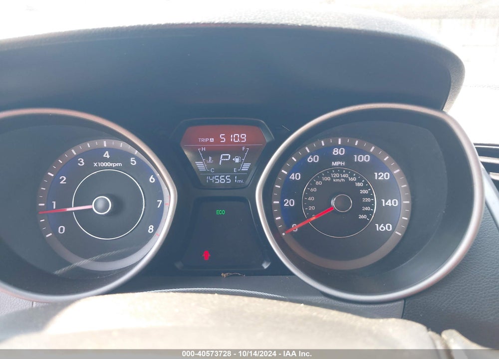 2014 HYUNDAI ELANTRA LIMITED VIN: KMHDH4AE3EU075086