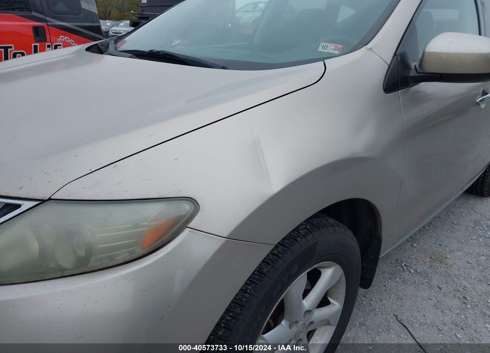 2009 NISSAN MURANO VIN: JN8AZ18W19W203261