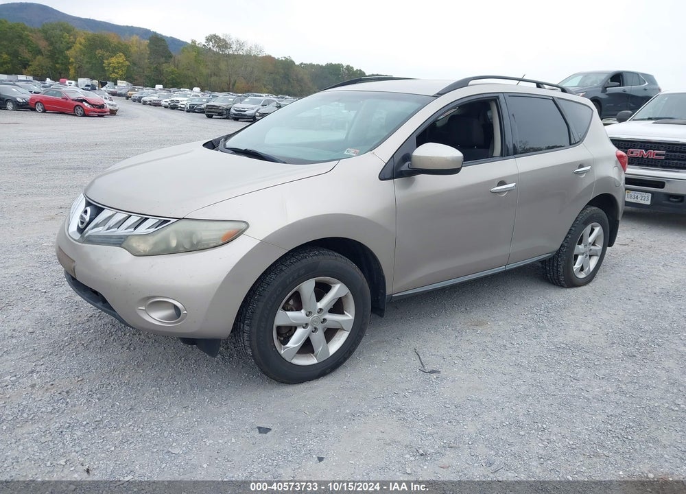 2009 NISSAN MURANO VIN: JN8AZ18W19W203261