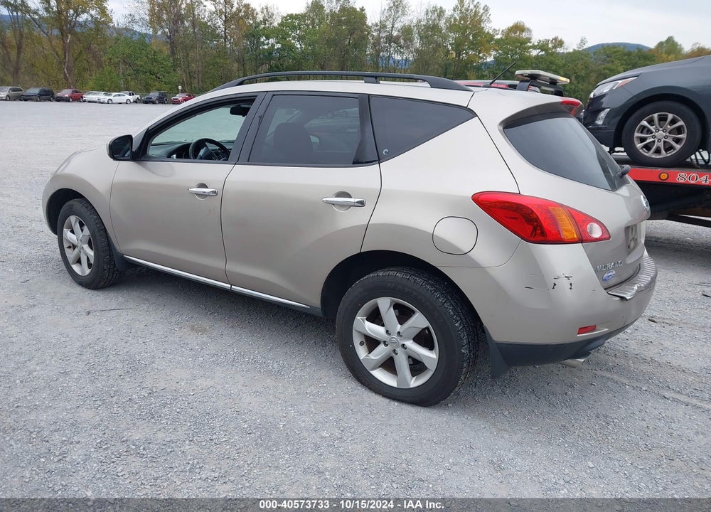2009 NISSAN MURANO VIN: JN8AZ18W19W203261