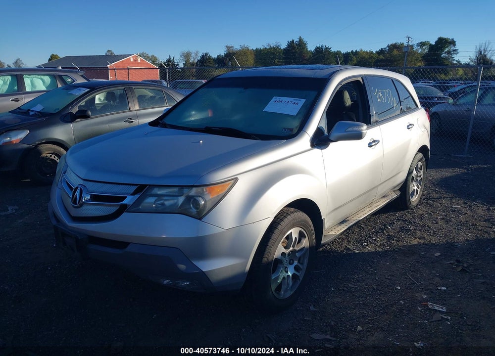 2008 ACURA MDX TECHNOLOGY PACKAGE VIN: 2HNYD28468H508761