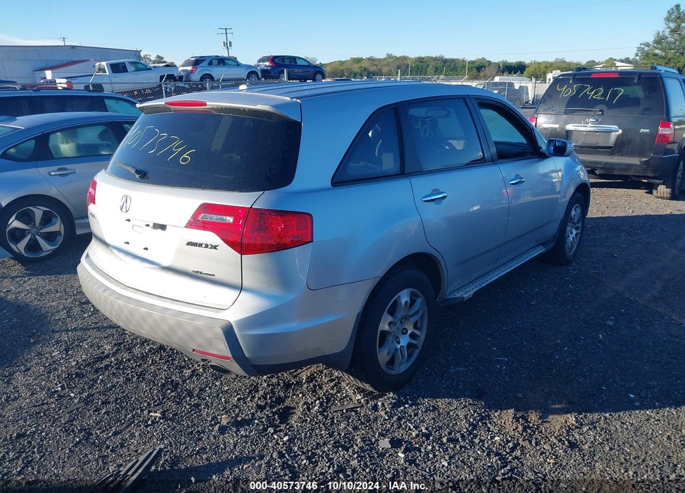 2008 ACURA MDX TECHNOLOGY PACKAGE VIN: 2HNYD28468H508761