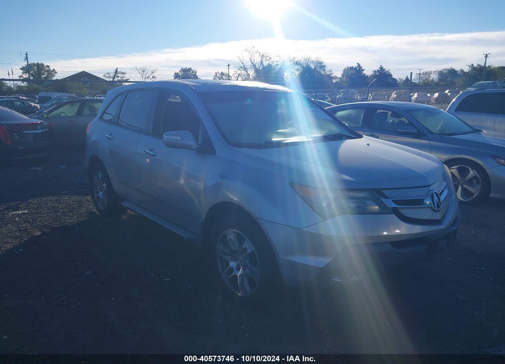 2008 ACURA MDX TECHNOLOGY PACKAGE VIN: 2HNYD28468H508761