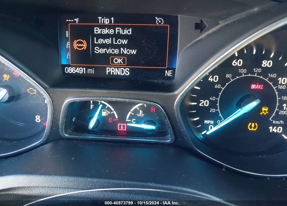 2019 FORD ESCAPE S VIN: 1FMCU0F78KUC19656