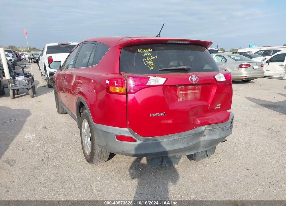 2015 TOYOTA RAV4 LE VIN: 2T3BFREV8FW266399