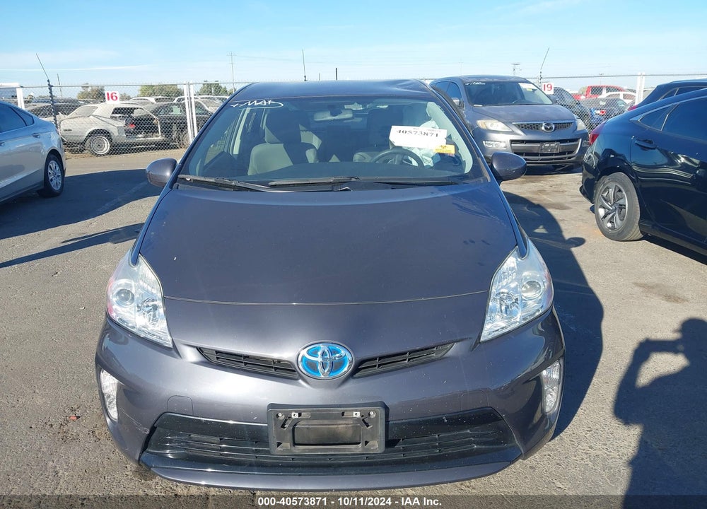 2013 TOYOTA PRIUS TWO VIN: JTDKN3DU0D1648494
