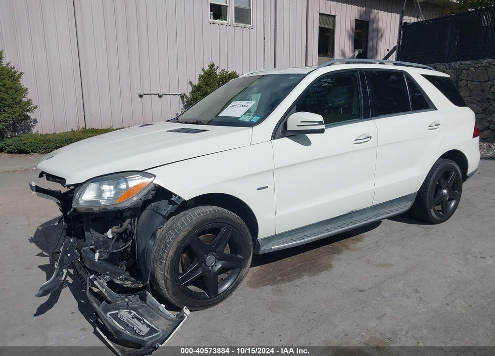 2012 MERCEDES-BENZ ML 350 4MATIC VIN: 4JGDA5HB2CA015465