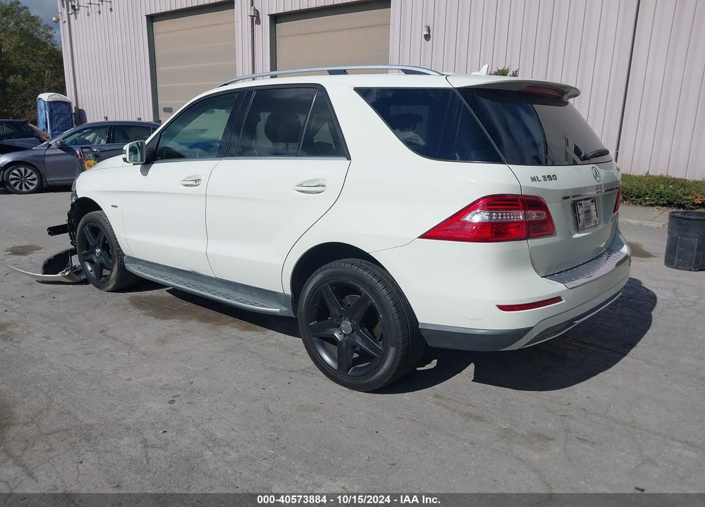 2012 MERCEDES-BENZ ML 350 4MATIC VIN: 4JGDA5HB2CA015465