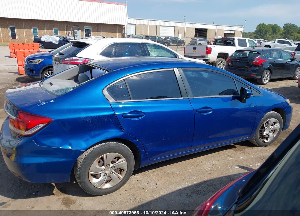 2014 HONDA CIVIC LX VIN: 19XFB2F57EE267413